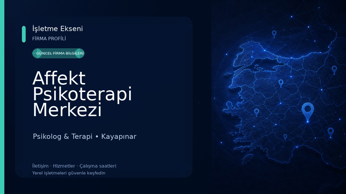 Affekt Psikoterapi Merkezi Psikolog & Terapi