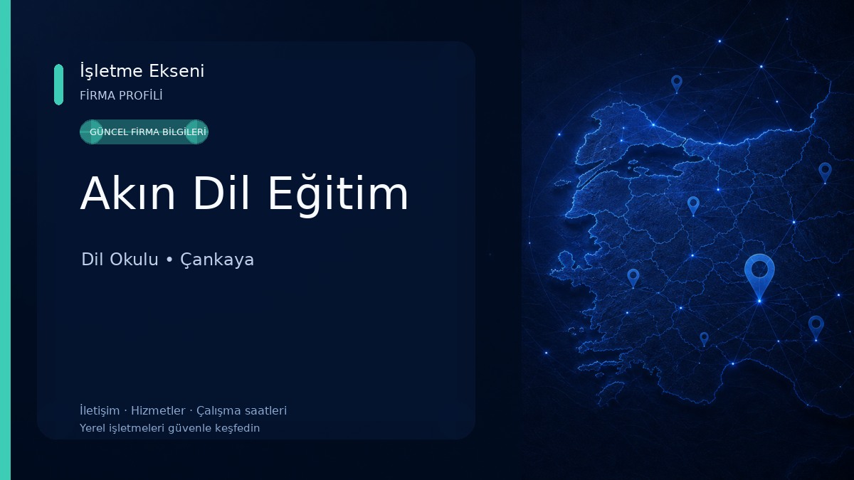 Akın Dil Eğitim Dil Okulu