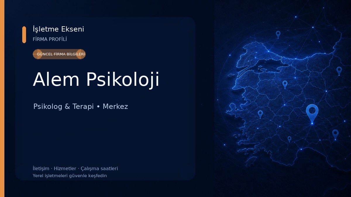 Alem Psikoloji Psikolog & Terapi