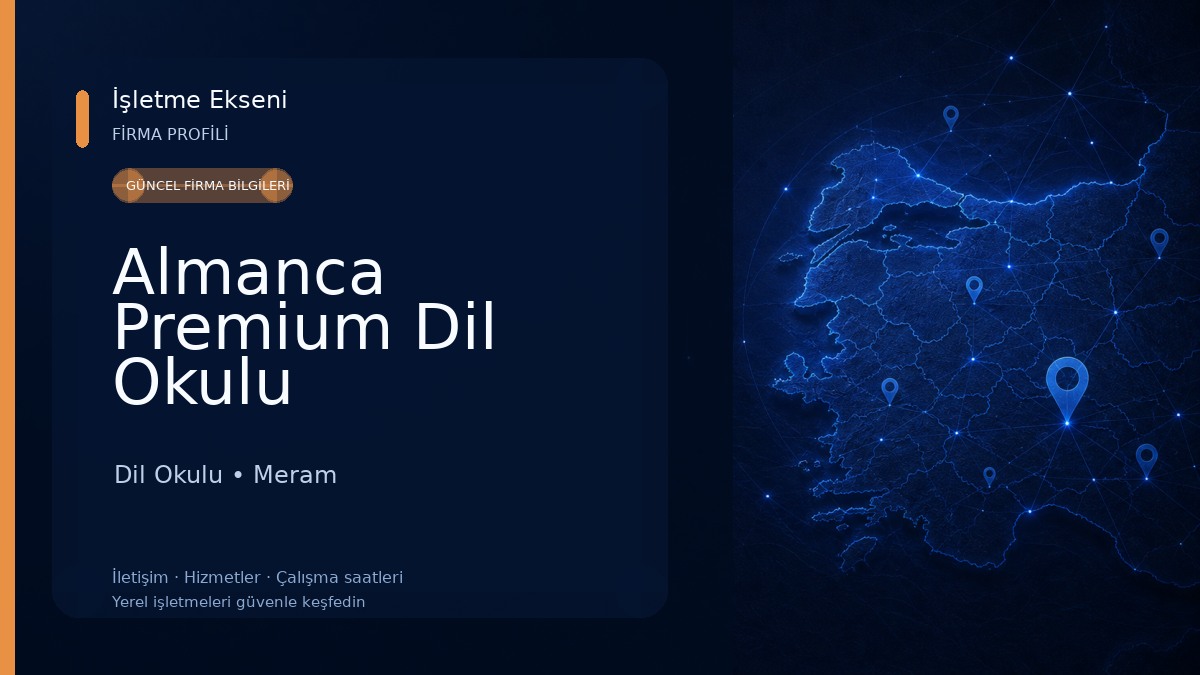 Almanca Premium Dil Okulu Dil Okulu