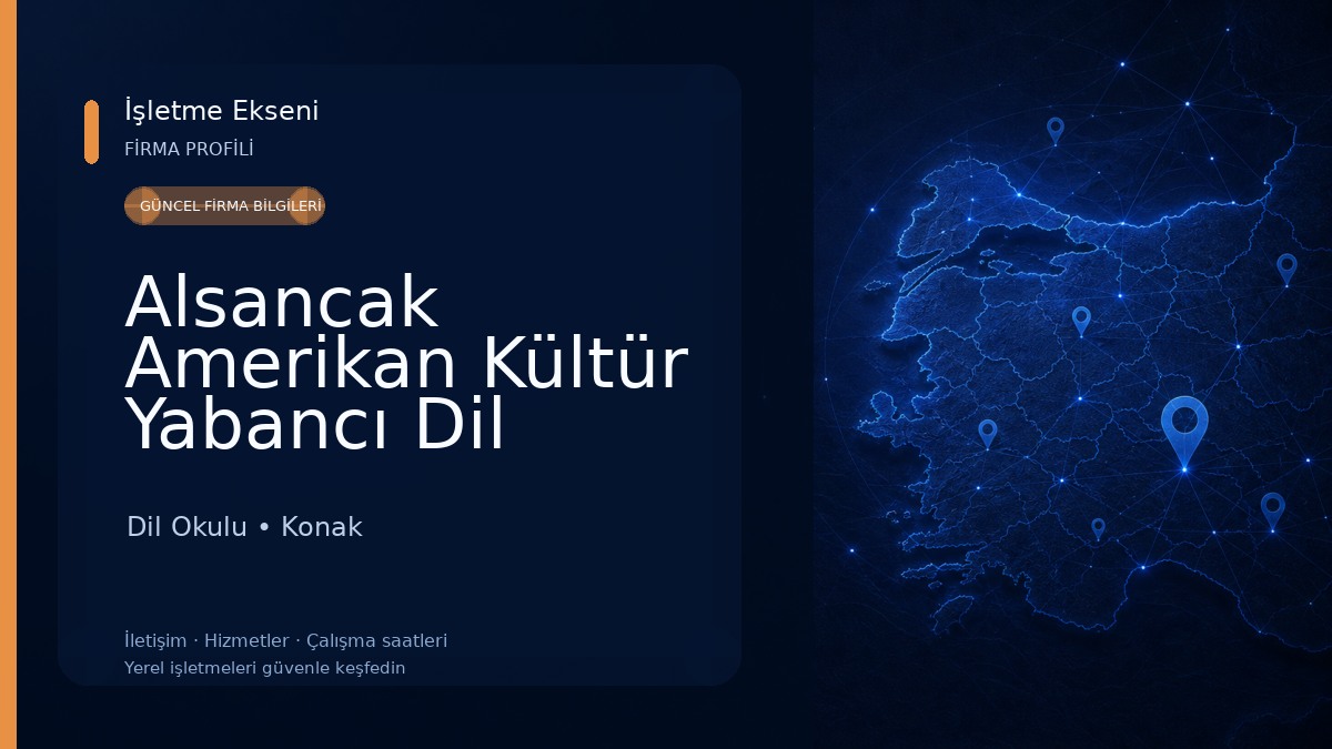 Alsancak Amerikan Kültür Yabancı Dil Kursu Dil Okulu