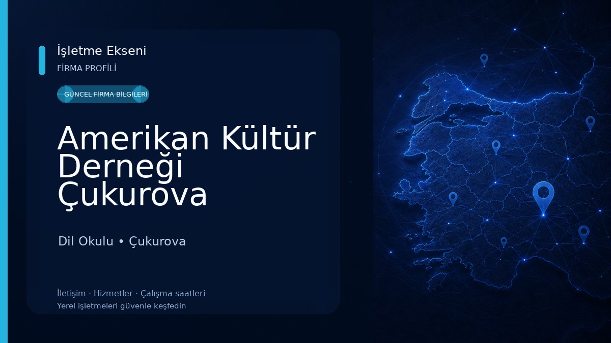 Amerikan Kültür Derneği Çukurova Dil Okulu