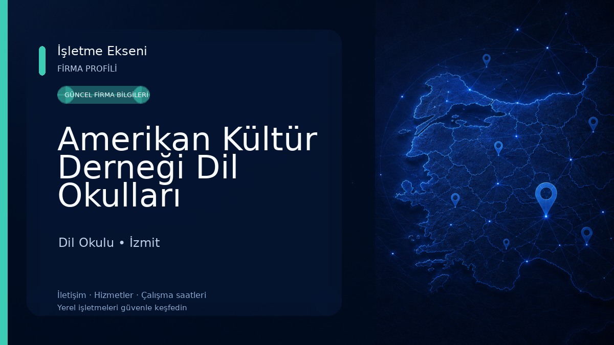 Amerikan Kültür Derneği Dil Okulları