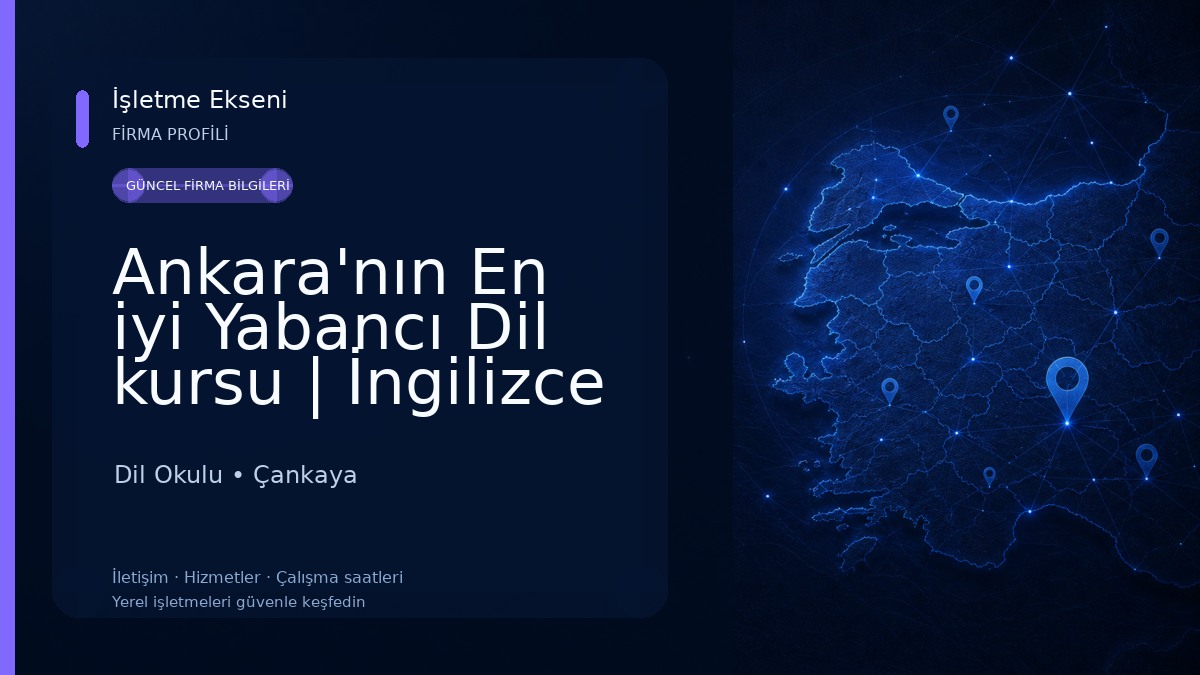 Ankara'nın En iyi Yabancı Dil kursu | İngilizce kursu | Almanca TELC kursu | Kızılay İngilizce kursu Oxford Yayınları Dil Dil Okulu