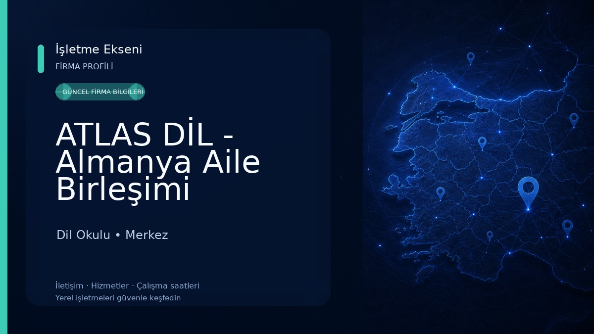 ATLAS DİL - Almanya Aile Birleşimi Dil Okulu