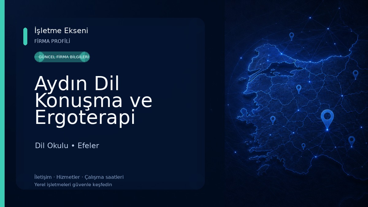Aydın Dil Konuşma ve Ergoterapi Merkezi 