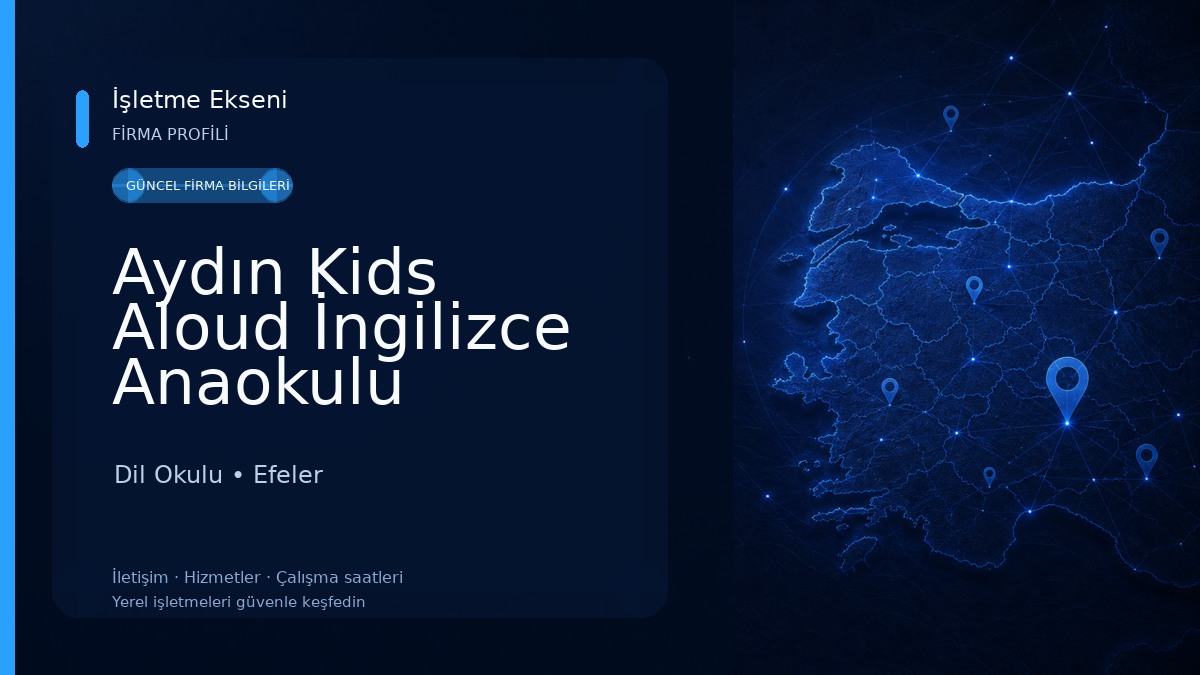 Aydın Kids Aloud İngilizce Anaokulu
