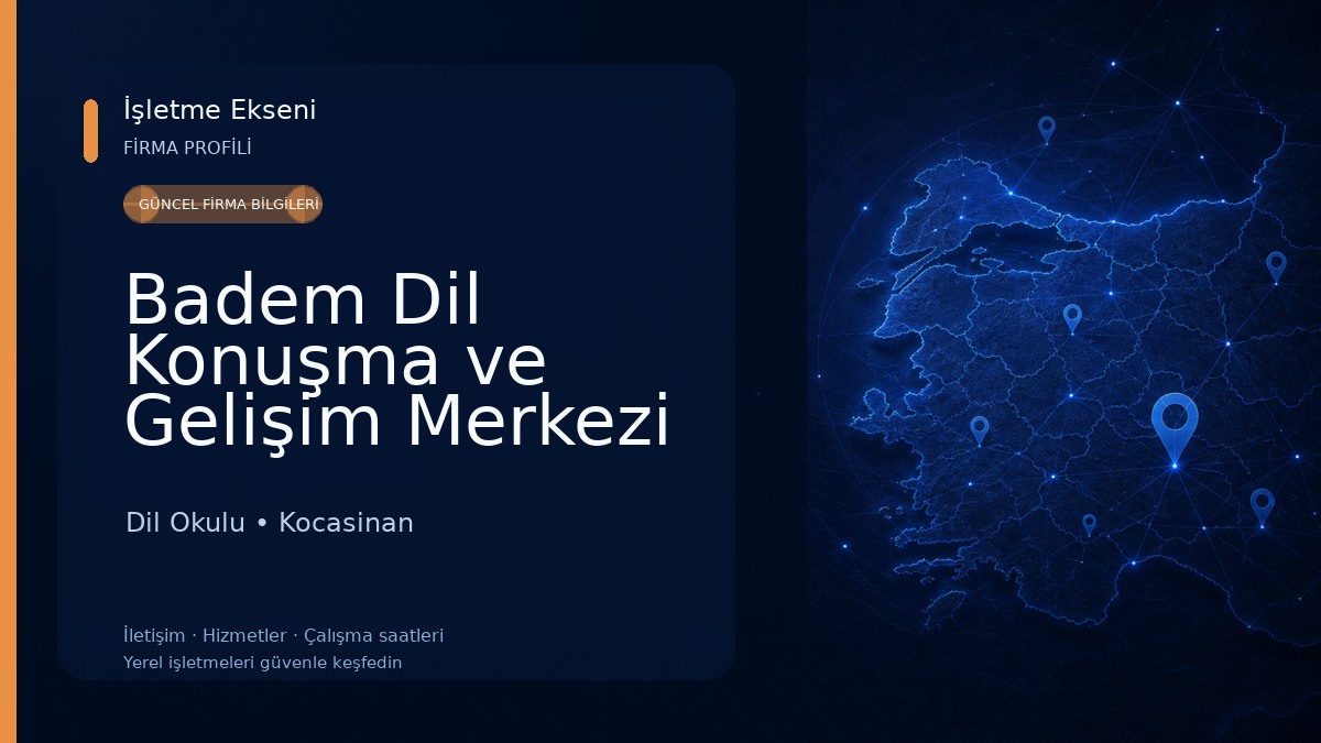 Badem Dil Konuşma ve Gelişim Merkezi Dil Okulu