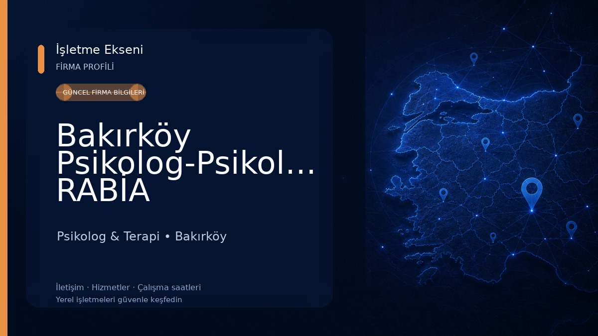 Bakırköy Psikolog-Psikolog RABİA ACAR-Bakırköy Psikolog Randevu,Aile ve Çift Terapisi,Yetişkin Psikolog,Bireysel Psikolog, Psikolog & Terapi