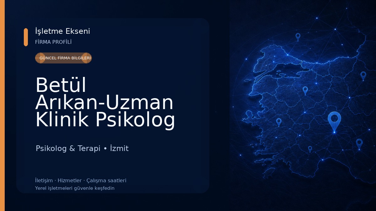 Betül Arıkan-Uzman Klinik Psikolog