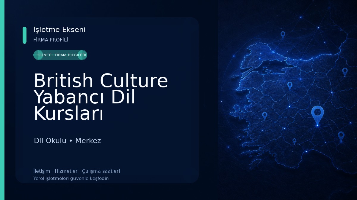 British Culture Yabancı Dil Kursları
