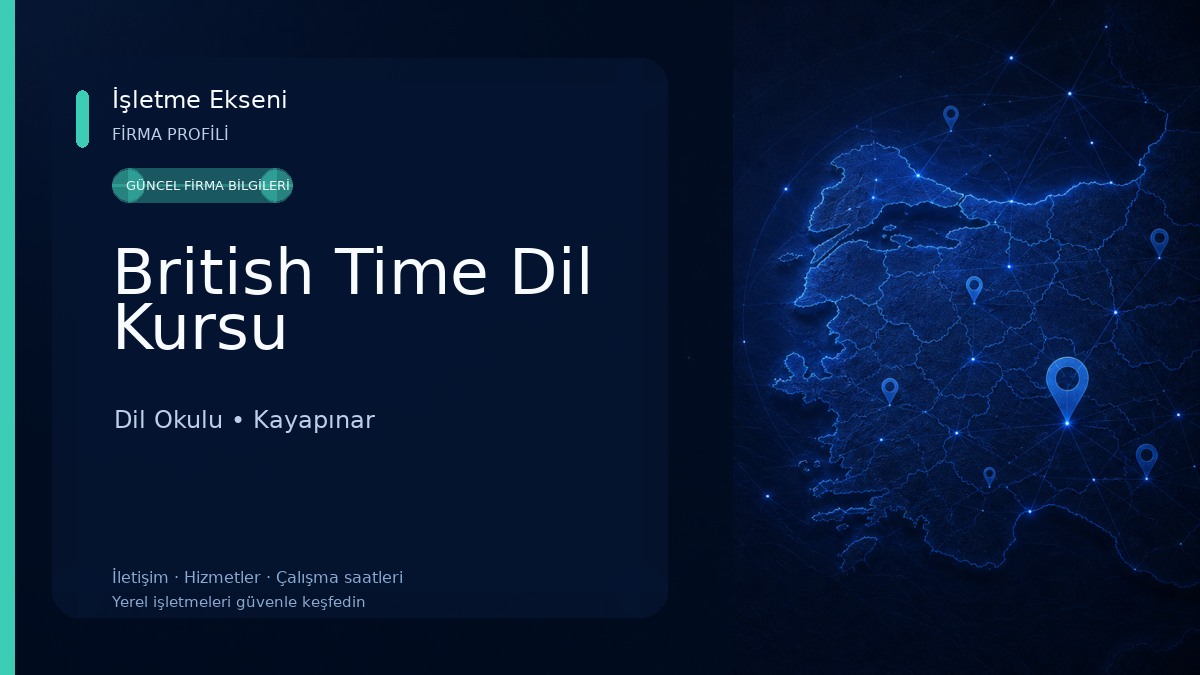 British Time Dil Kursu Dil Okulu