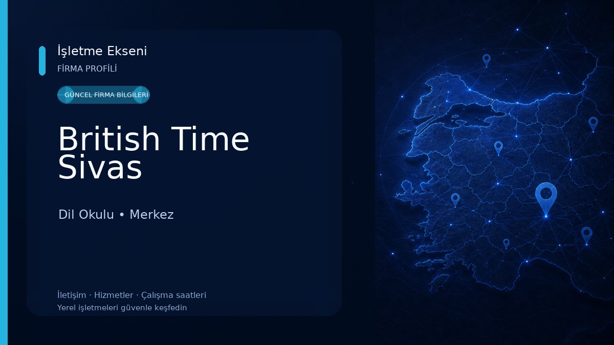 British Time Sivas Dil Okulu