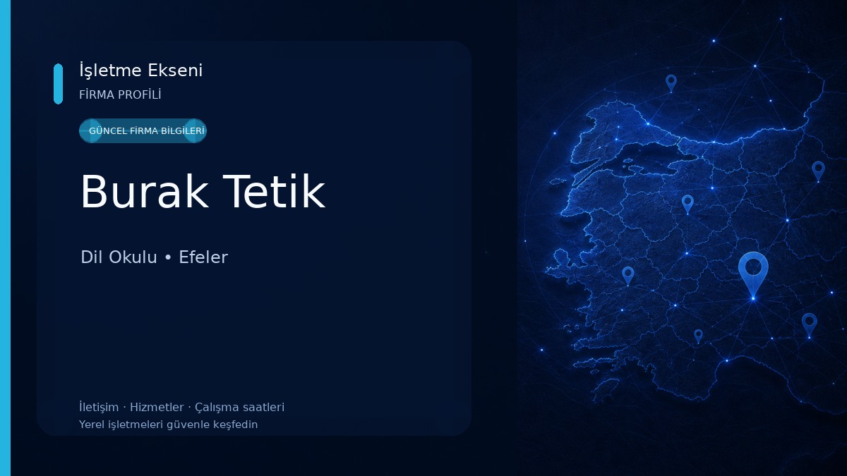 Burak Tetik Dil Okulu