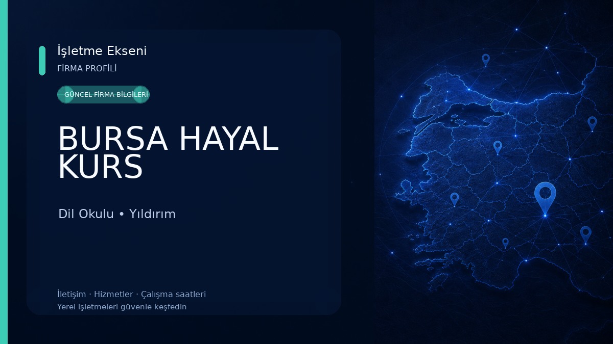 BURSA HAYAL KURS Dil Okulu