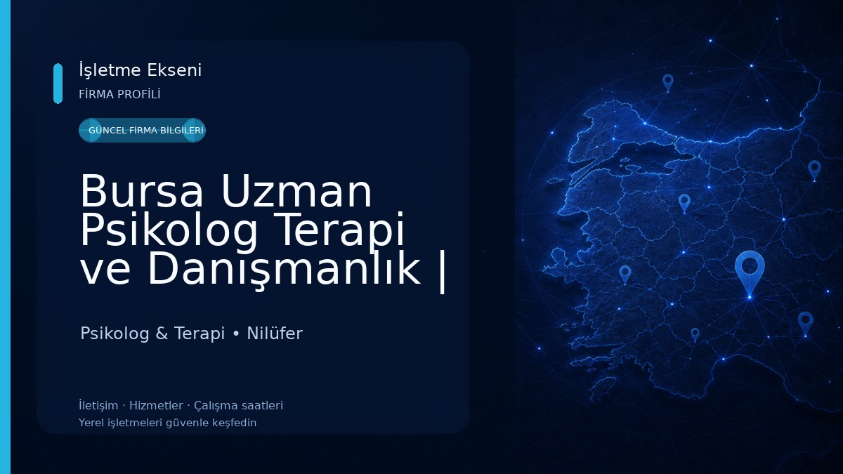 Bursa Uzman Psikolog Terapi ve Danışmanlık | Büşra Arıtürk Psikolog & Terapi