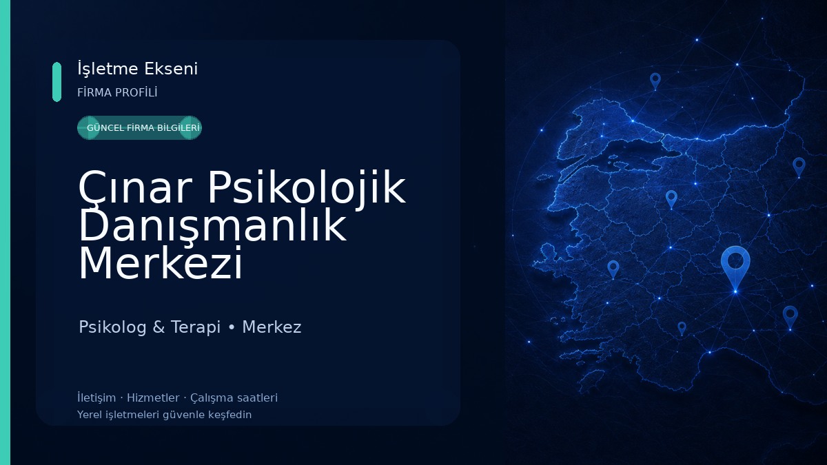 Çınar Psikolojik Danışmanlık Merkezi 