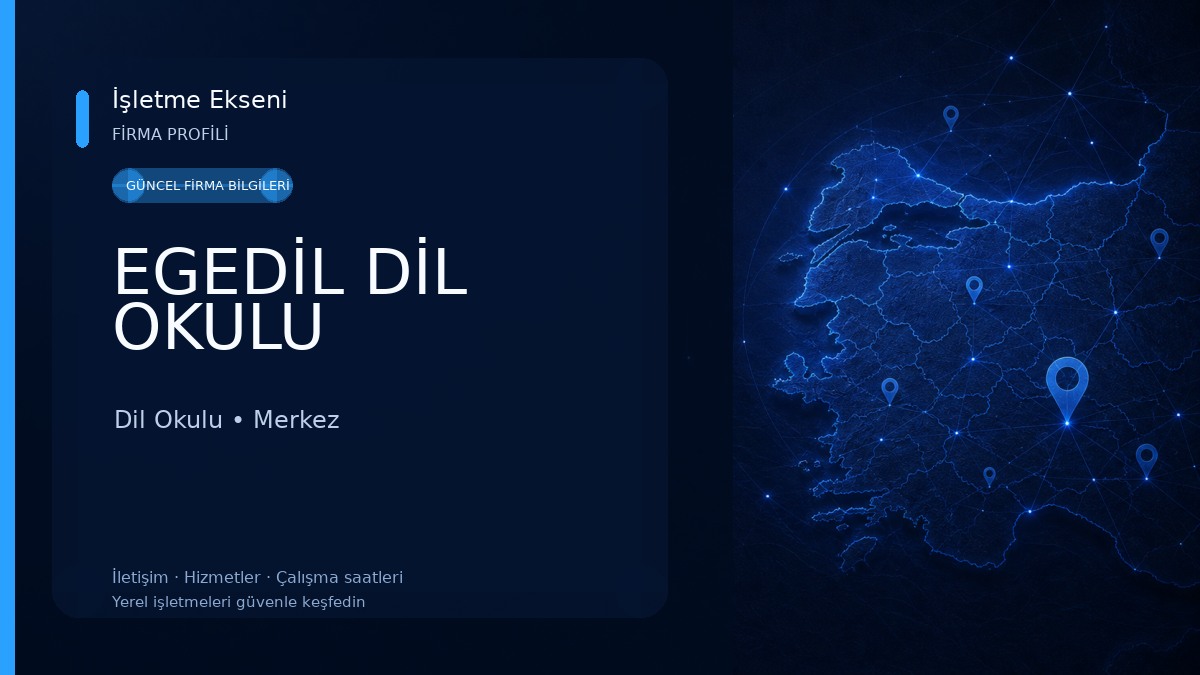 EGEDİL DİL OKULU Dil Okulu