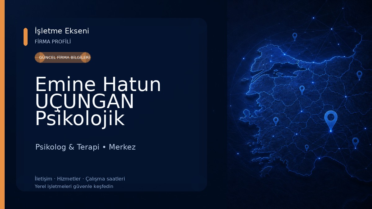 Emine Hatun UÇUNGAN Psikolojik Danışmanlık- Aksaray Psikolog- Aksaray Psikolojik Danışman- Bireysel|Aile|Çift|Ergen Danışma Psikolog & Terapi