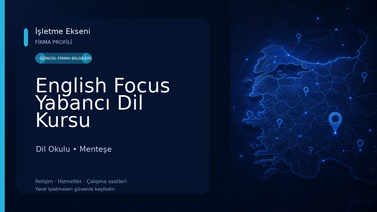 English Focus Yabancı Dil Kursu Dil Okulu