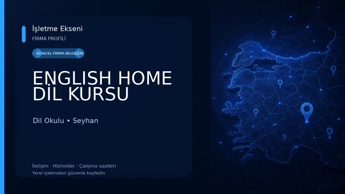 ENGLISH HOME DİL KURSU Dil Okulu