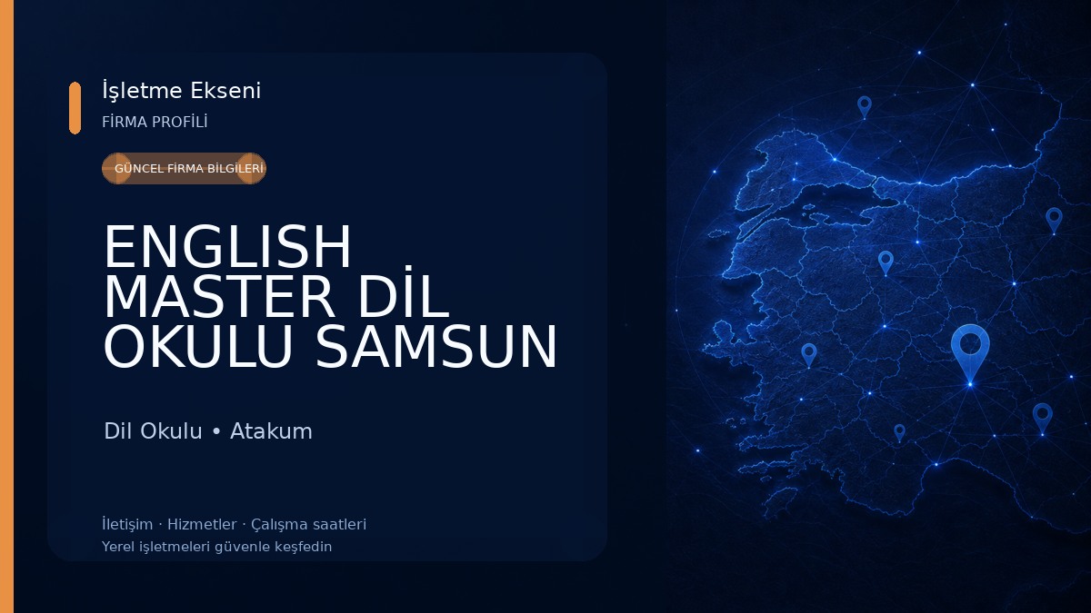 ENGLISH MASTER DİL OKULU SAMSUN / MARİNA KAMPÜSÜ Dil Okulu