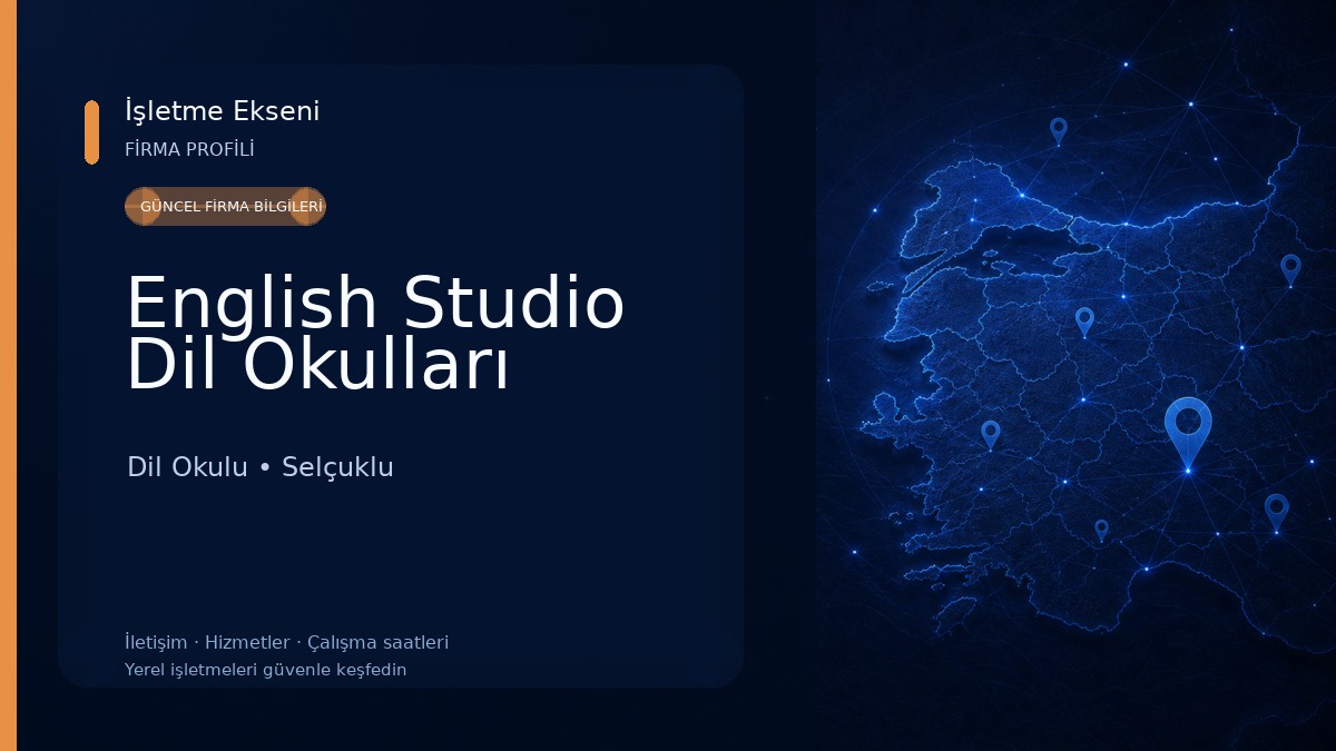 English Studio Dil Okulları Dil Okulu