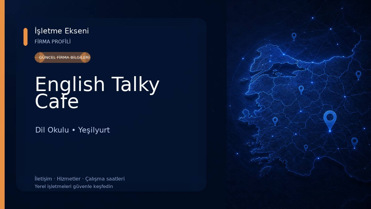English Talky Cafe Dil Okulu