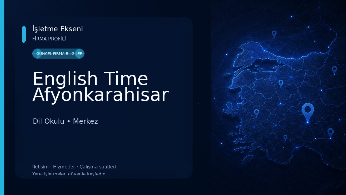 English Time Afyonkarahisar