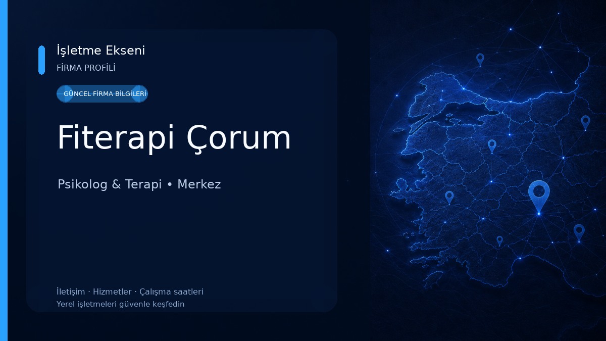 Fiterapi Çorum