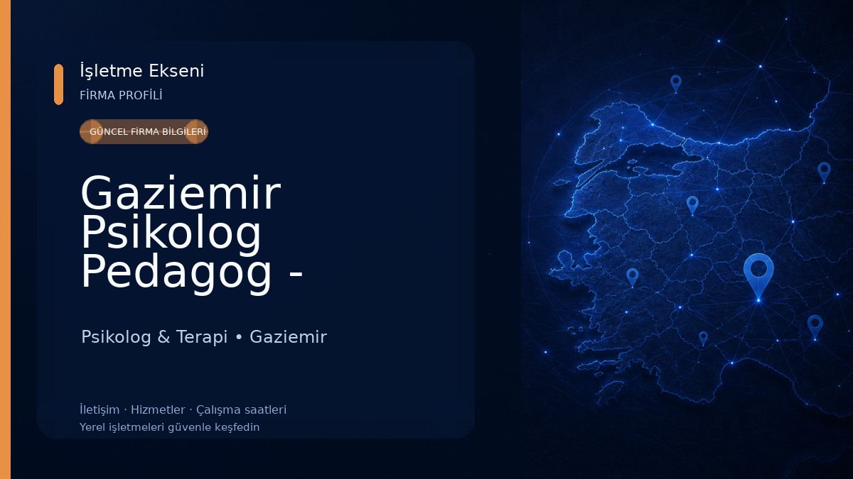 Gaziemir Psikolog Pedagog - Aybros Psikolojik Danışmanlık Merkezi Psikolog & Terapi