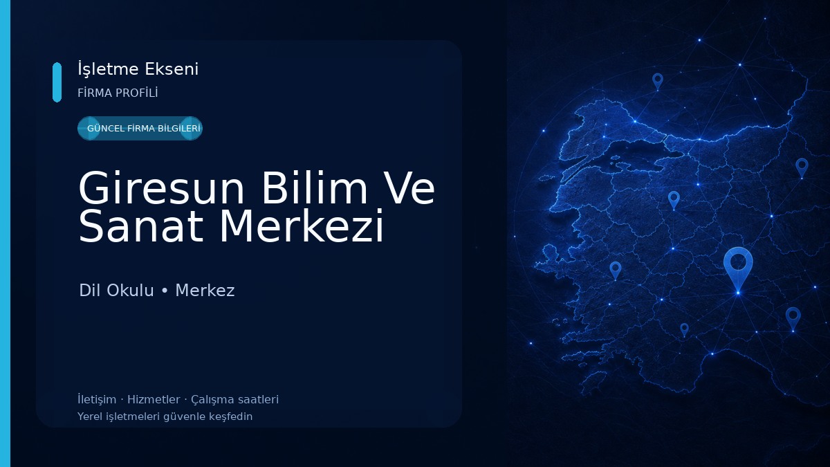 Giresun Bilim Ve Sanat Merkezi Dil Okulu