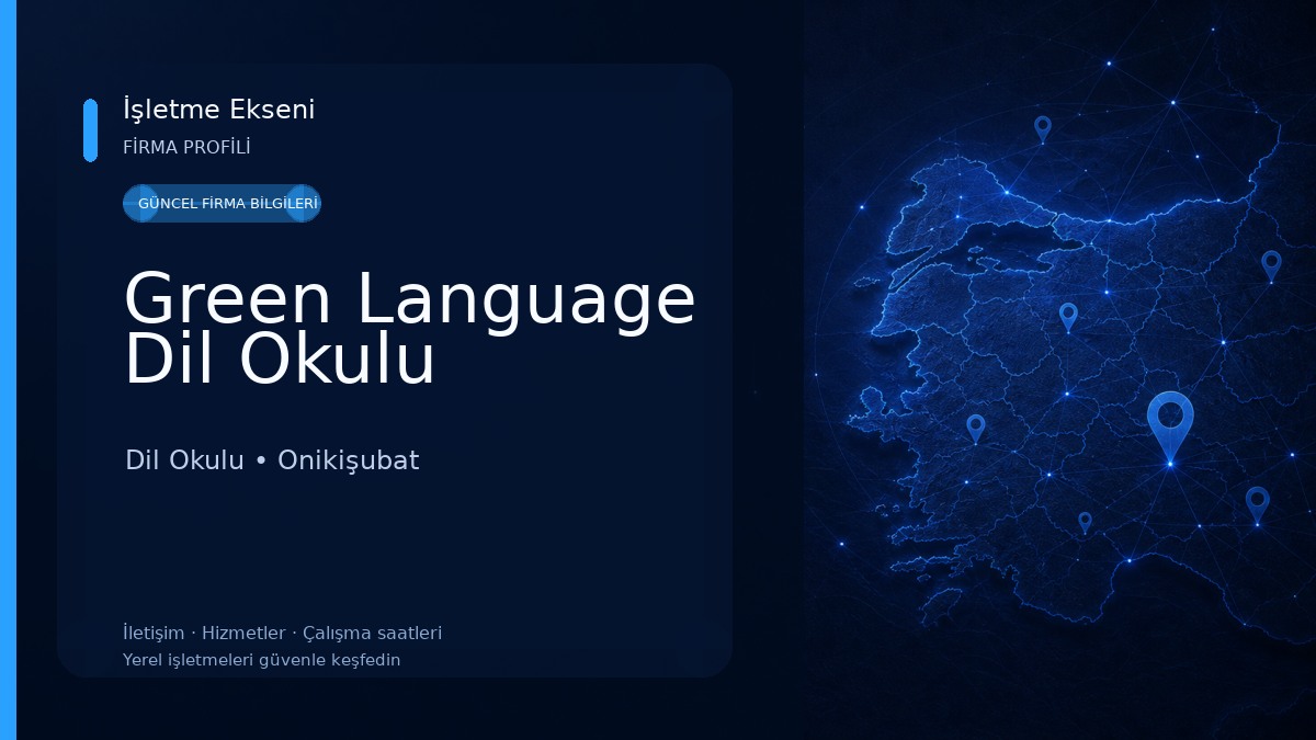 Green Language Dil Okulu Dil Okulu