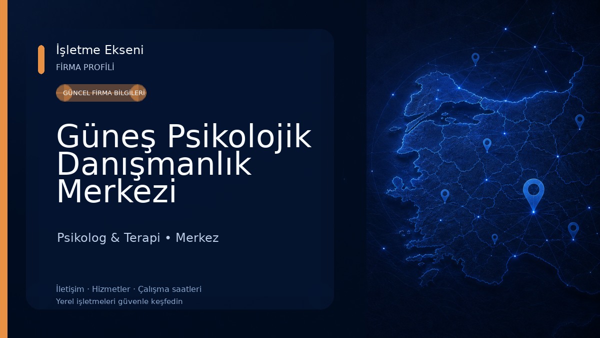 Güneş Psikolojik Danışmanlık Merkezi Psikolog & Terapi