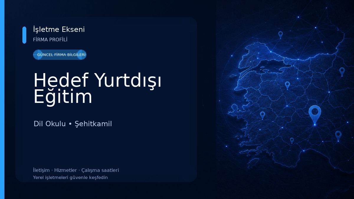 Hedef Yurtdışı Eğitim Dil Okulu