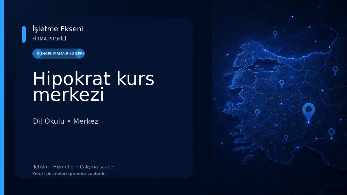 Hipokrat kurs merkezi Dil Okulu