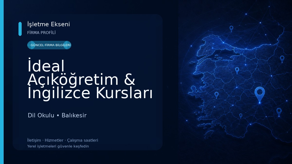 İdeal Açıköğretim & İngilizce Kursları 