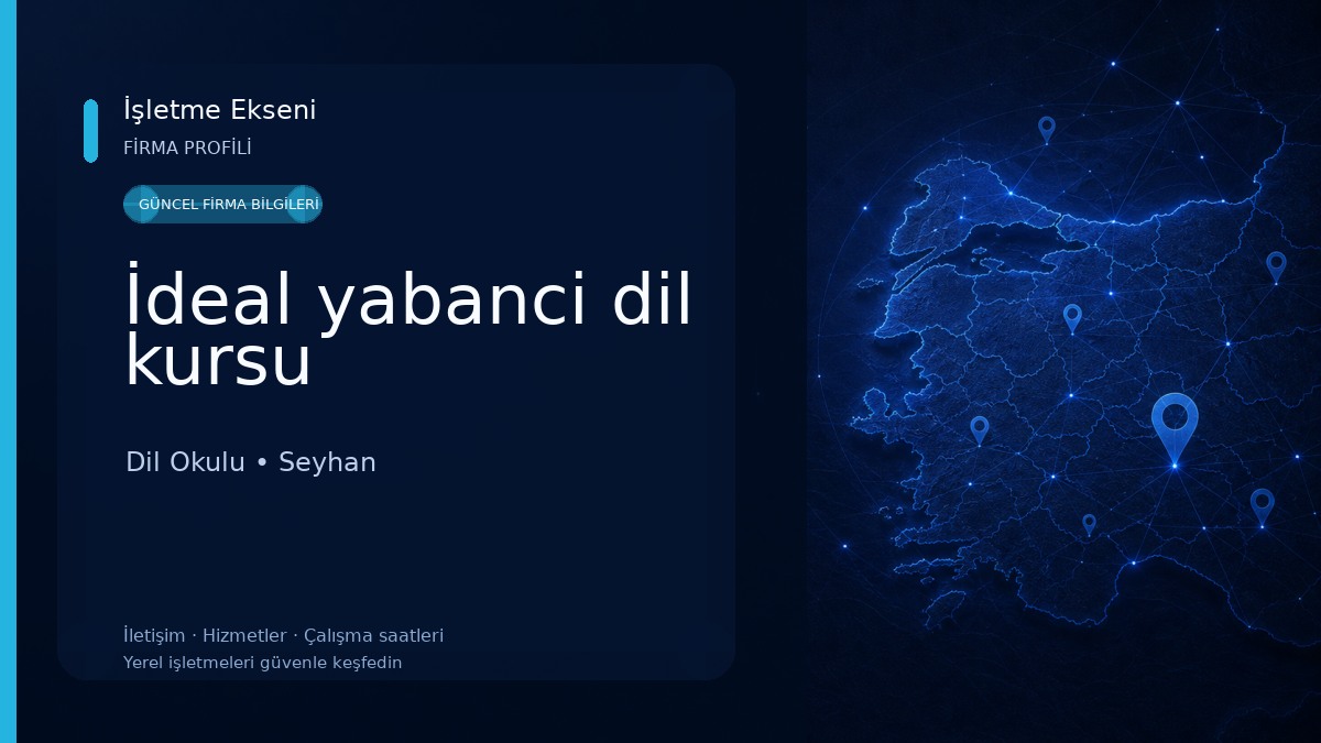 İdeal yabanci dil kursu Dil Okulu