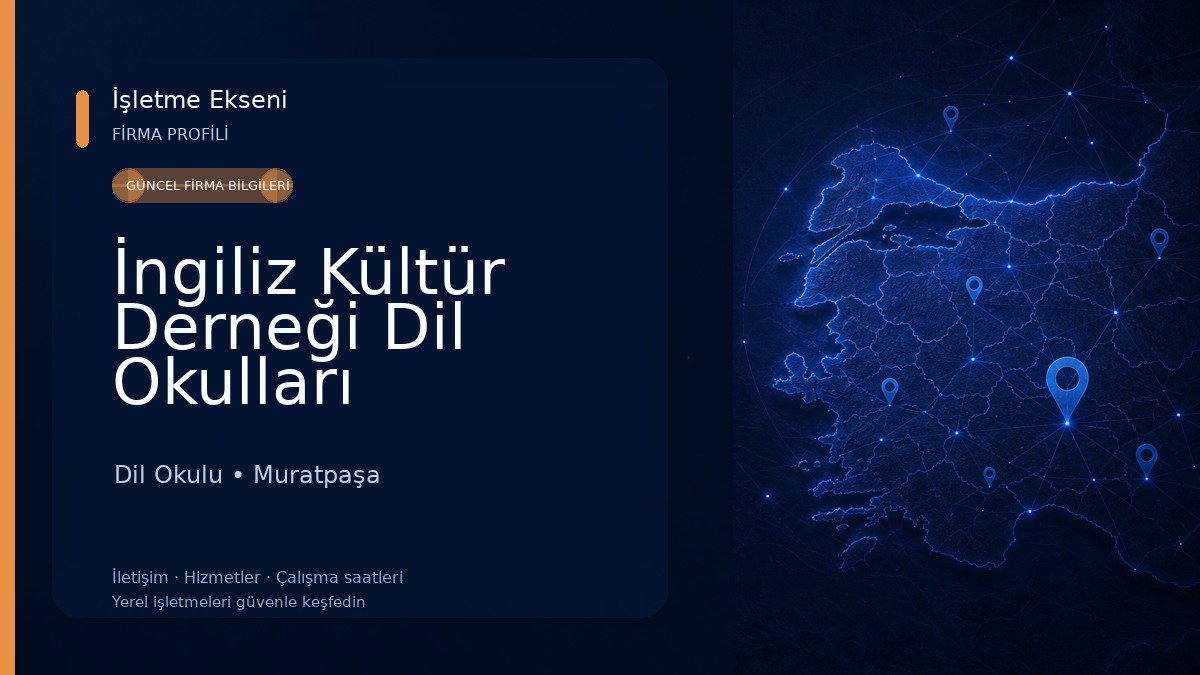 İngiliz Kültür Derneği Dil Okulları Dil Okulu