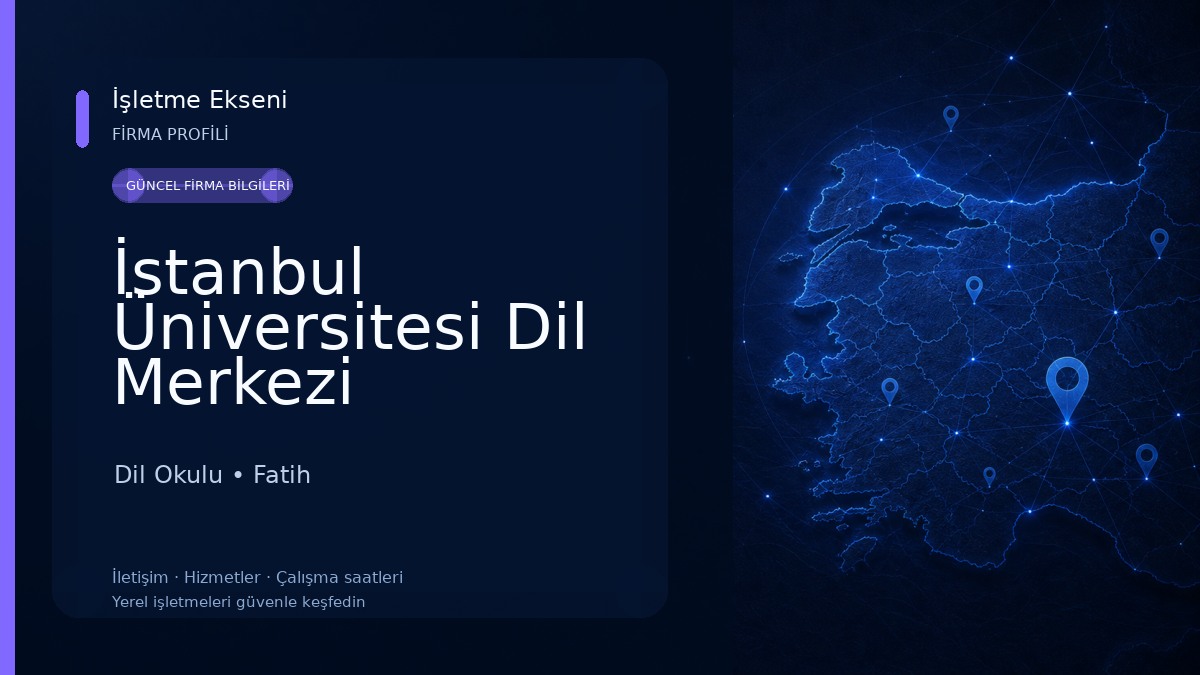 İstanbul Üniversitesi Dil Merkezi