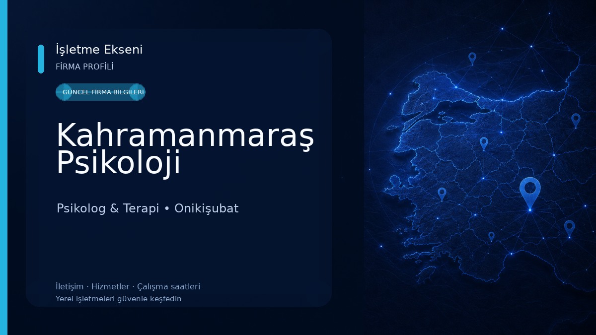 Kahramanmaraş Psikoloji 
