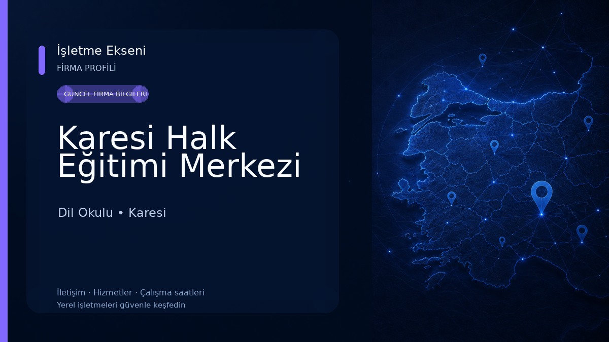 Karesi Halk Eğitimi Merkezi Dil Okulu