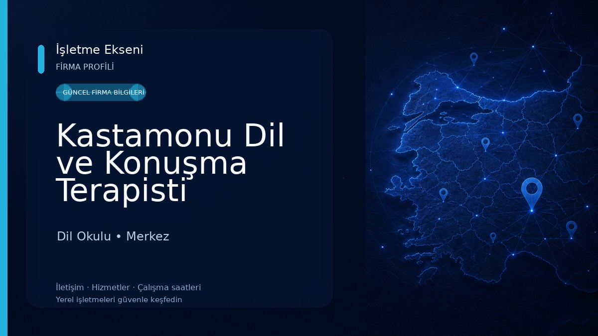 Kastamonu Dil ve Konuşma Terapisti Rümeysa Portakal Dil Okulu