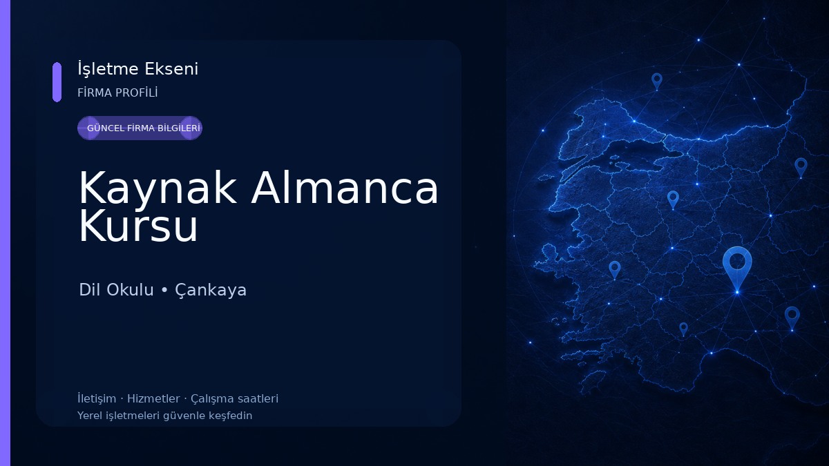 Kaynak Almanca Kursu 
