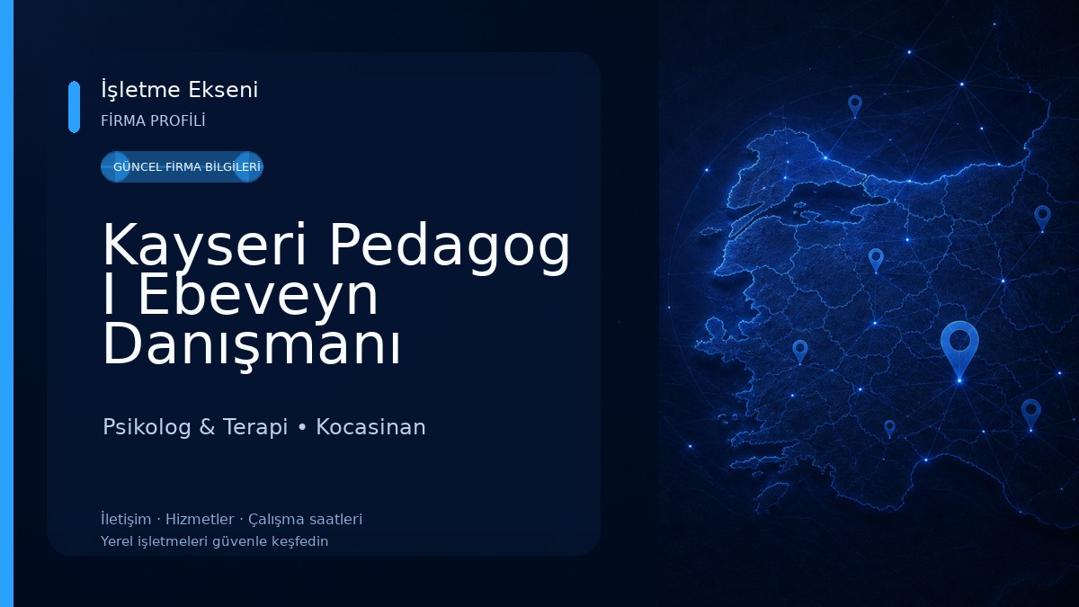 Kayseri Pedagog I Ebeveyn Danışmanı Hatice Tutar Psikolog & Terapi