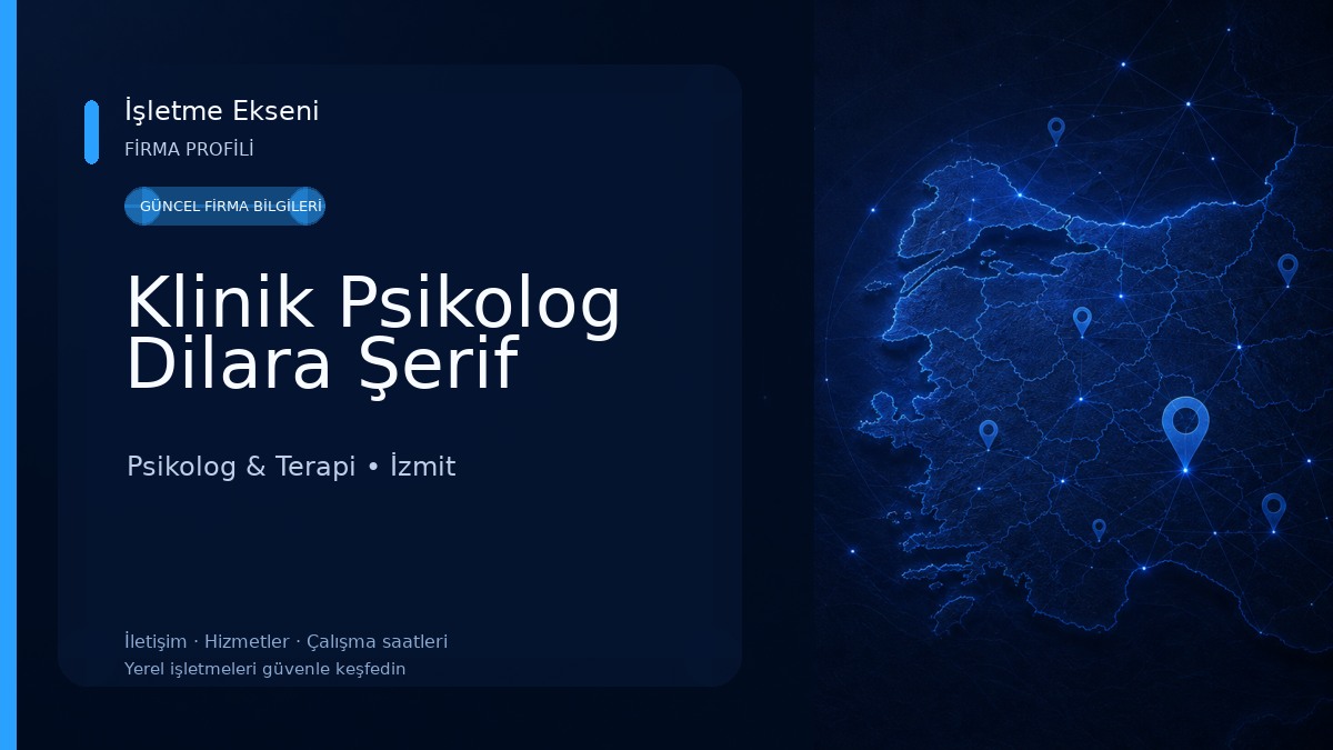 Klinik Psikolog Dilara Şerif Psikolog & Terapi