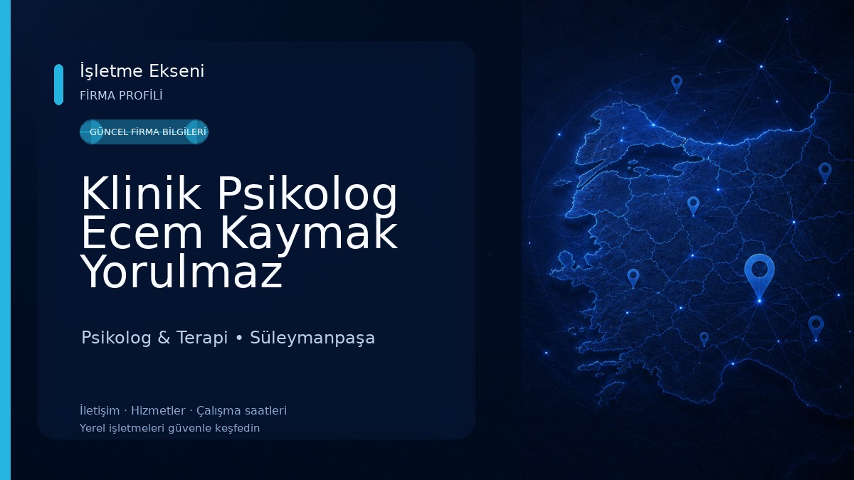 Klinik Psikolog Ecem Kaymak Yorulmaz Psikolog & Terapi