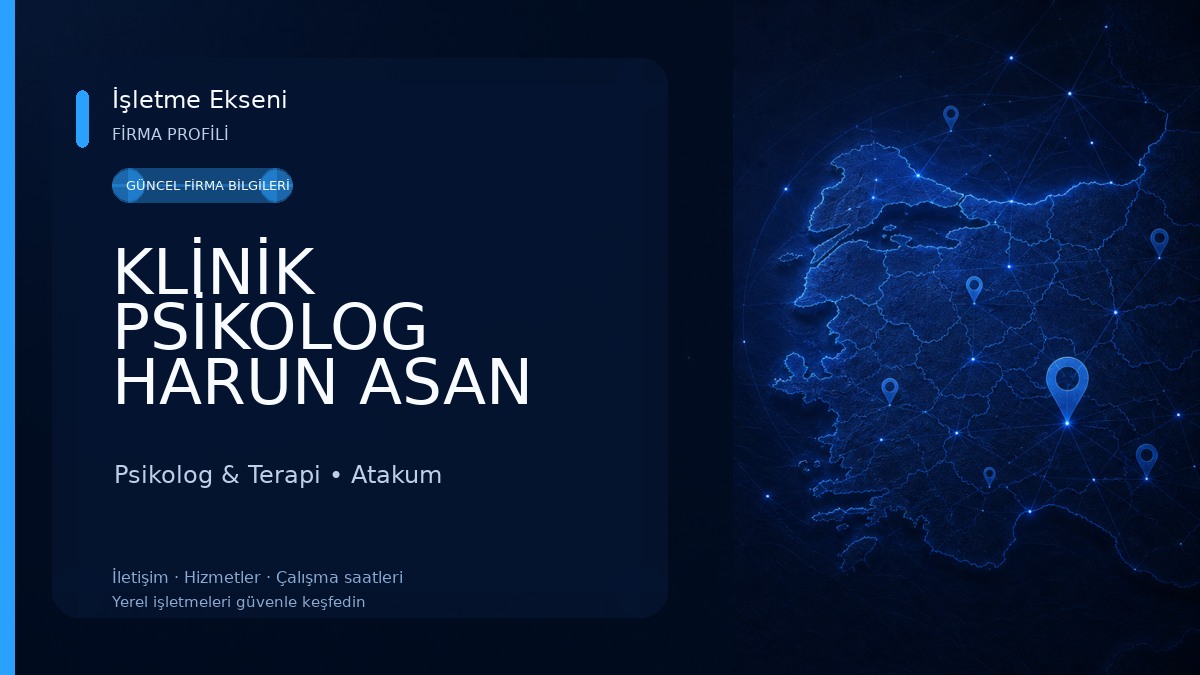 KLİNİK PSİKOLOG HARUN ASAN Psikolog & Terapi