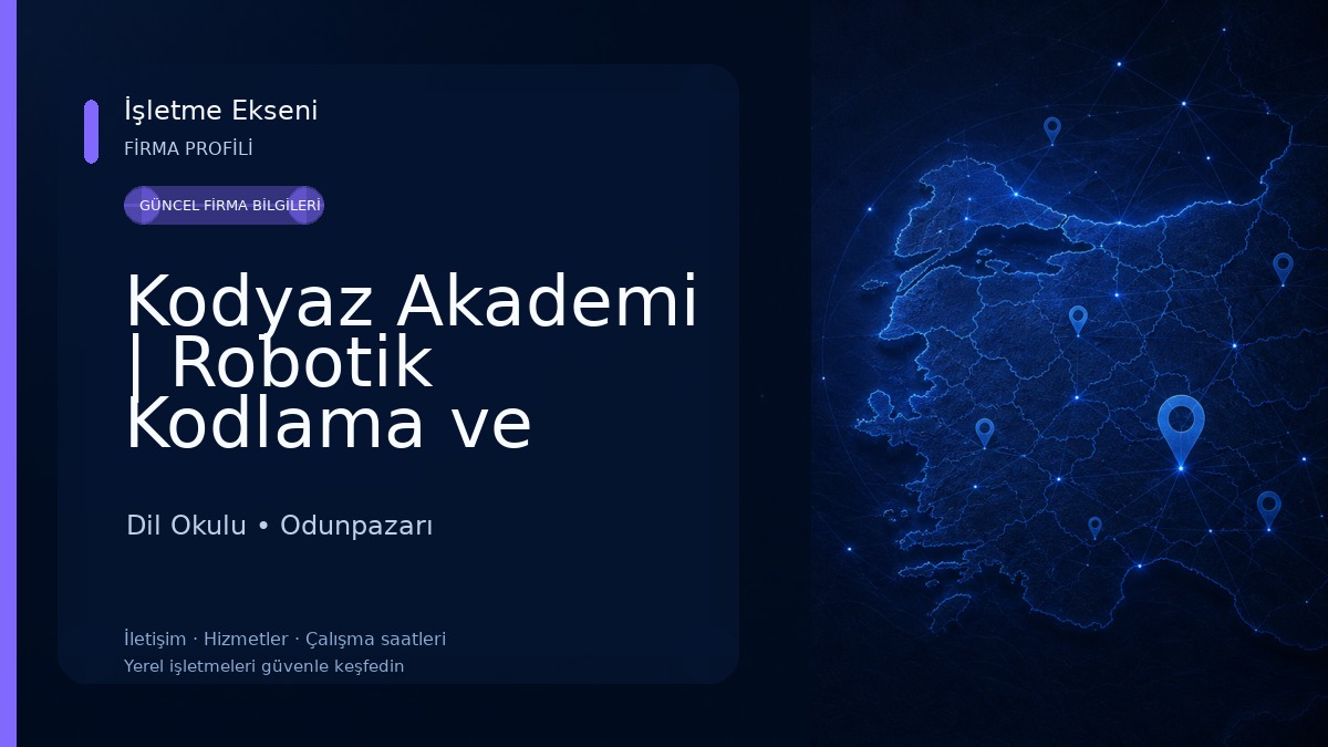 Kodyaz Akademi | Robotik Kodlama ve STEM Merkezi Dil Okulu