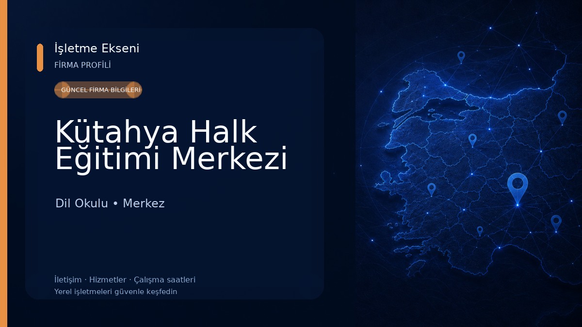 Kütahya Halk Eğitimi Merkezi Dil Okulu